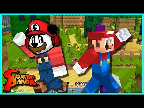 Mario Minecraft Let's Play with Combo Panda