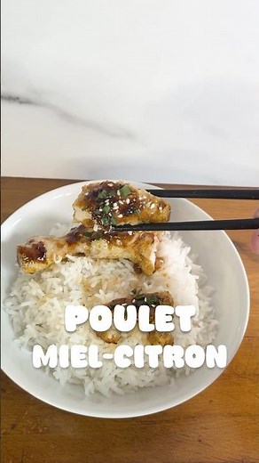 Poulet miel-citron maison : rapide et équilibrée. Recette sucrée-salée en moins de 30 minutes.