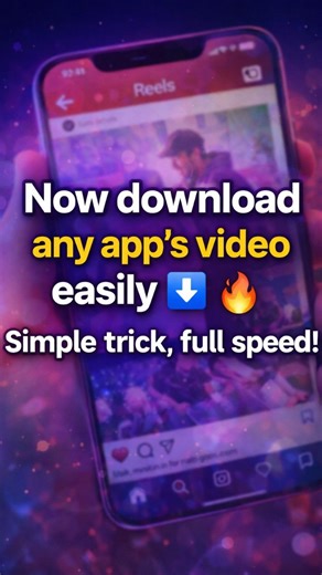 Rg Technical Boy on Instagram: "Ab kisi bhi app ki video easily download karo 📥🔥 Simple trick, full speed! #VideoDownload #DownloadApp #TechTips #MobileTricks #ReelsIndia"