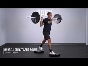 Barbell Deficit Split Squat - OPEX Exercise Library