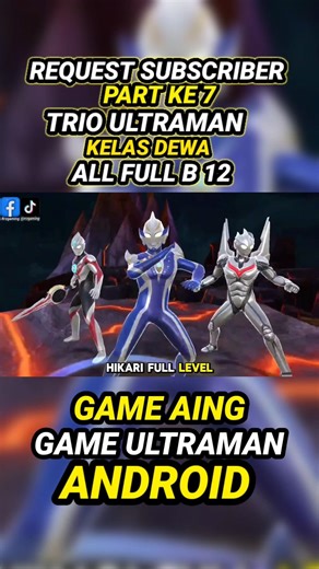 GOD CLASS META TRIO #tokusatsu #ultramanfans #shortsindonesia #fyp #ultramangame #epicbatle