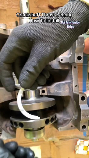 Step-by-Step Guide on Crankshaft Thrust Bearing Installation
