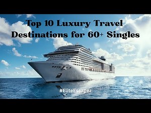 Wealthy SIngle Senior? Best Luxury Travel Destinations for Singles over 60
