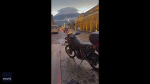😮 JAW-DROPPING FOOTAGE 😮 A thunderstorm produced a spectacular optical effect when lightning struck near Acatenango Volcano in Antigua, Guatemala, on July 10. Footage shows spider lightning bolts illuminating the sky. Credit: Derrick Douglas Steele via Storyful | WeatherBug
