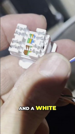 CAT 6 CABLE WIRING: The SECRET Color Code You NEED! #shorts