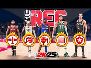 WINNING a RANDOM REC GAME with EVERY BUILD on NBA 2K25