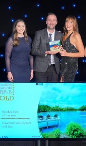 ✨️🥂Clawford Lakes has done it again and we couldn’t be prouder. Fresh from last week’s incredible success, we stepped into the South West Tourism Awards at Sandy Gate, Exeter last night and came home with not one, not two… but an amazing 3 awards. Dog friendly business of the year Holiday park of the year And.... Winner of the winners These achievements reflect the passion of our team and the wonderful guests who choose to spend their time with us. Thank you for being part of our journey. The f