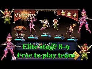Lords Mobile! Elite 8-9. Free to play team.