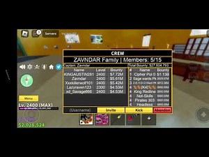 how to kick/remove someone from your crew