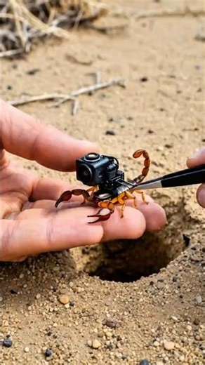 What a Scorpion Sees Inside Its Nest