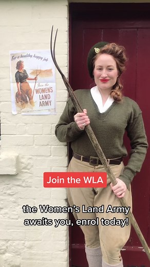 Join the WLA 👩‍🌾 #learnontiktok #history #ww2