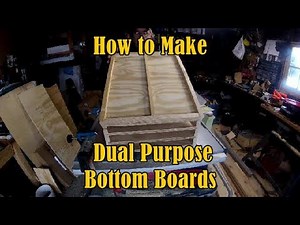 Beekeeping: How to Make Dual Pupose Hive Bottom Boards