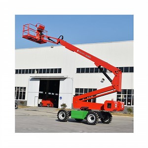 [Hot Item] Heavy-Duty Diesel Boom Trailer with Electric Telescopic Lift