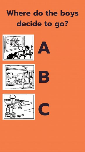 B1 Listening Test: Where Do the Boys Decide to Go?