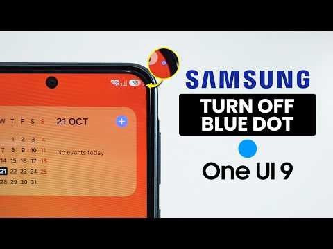 Samsung Phone: How to Remove Blue Dot on Status Bar - Turn Off Blue Dot