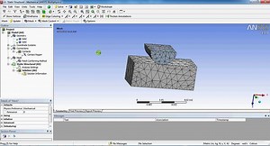 ANSYS'13: Hertzian contact stress