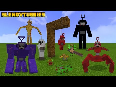 SLENDYTUBBIES REMASTERED ALPHA (HORROR) ADDON DI MCPE !!