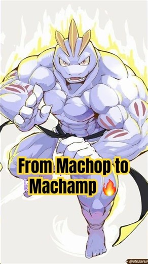 From Machop to Machamp 🔥 Full Evolution Explained #pokemon #pokemongo #fyp #trending