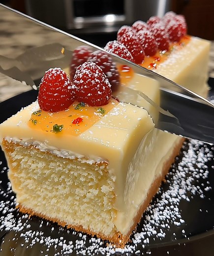 White Chocolate Raspberry Mousse Cake Ingredients: For the Cake: - 1 ½ cups all-purpose flour - 1 ½ teaspoons baking powder - ½ teaspoon salt - ½ cup unsalted butter, softened - 1 cup granulated sugar - 2 large eggs - 1 teaspoon vanilla extract - ½ cup milk For the Raspberry Mousse: - 1 cup fresh raspberries (plus extra for garnish) - 2 tablespoons sugar - 1 teaspoon lemon juice - 1 cup heavy whipping cream - 8 oz white chocolate, melted - 1 teaspoon gelatin (optional, for stability) - 2 tablesp