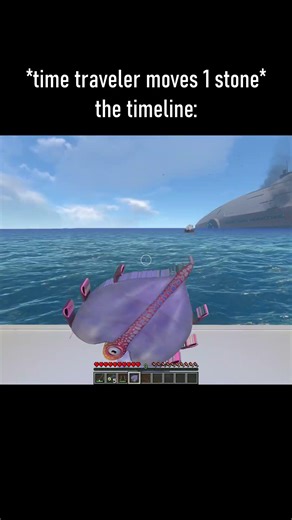 Time traveler moves one stone...