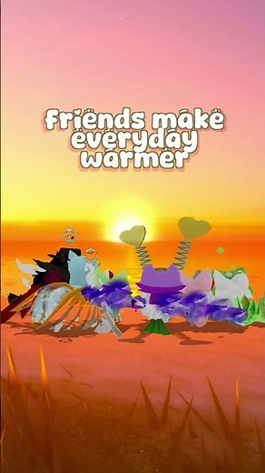 Friends Make Every Day Warmer ☀️💕 | Animal Jam Edit (AJPW) #animaljam #animaljamshorts #ajpw