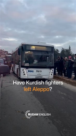 On Saturday, Syria’s pro-government media claimed that Kurdish fighters who had been resisting in Aleppo’s Kurdish-majority neighborhoods for days had surrendered and were being transported by bus to the Kurdish region in northeast Syria (Rojava). However, Kurdish forces denied the report, stating that the passengers were civilians. | Rudaw English