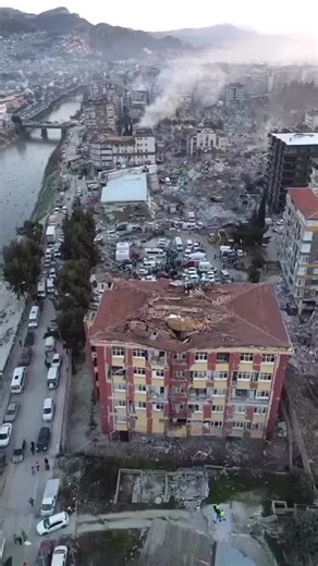 Devastation in Turkey after Earthquake | Earthquake Turkey 2023 | Turkey Earthquake 2023 Drone Footage Video | #turkeyquake #earthquake #fyp #fypシ