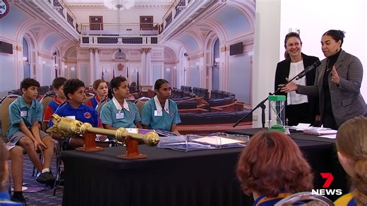 Future First Nations leaders were politicians for a day at the Junior Indigenous Youth Parliament in Townsville. Grade five and six students got a glimpse of life as a parliamentarian with mock debates, speeches and a 'youth' premier. 7NEWS at 6pm. #7NEWS | 7NEWS Townsville