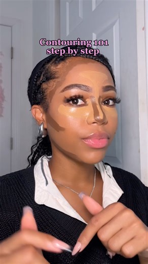 Contouring step by step ✨ #contouring #contourtutorial #contouringhacks #contourmakeup #makeupshorts