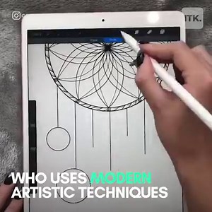 436K views · 70 reactions | This artist sketches her own designs and turns them into beautiful pieces of art using foil  | AOL | Facebook