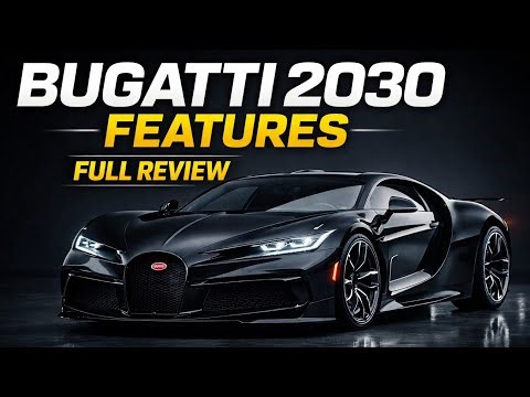 Black Bugatti 2030 Concept – Speed, Luxury & AI Technology
