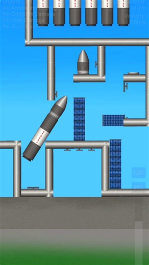 Rocket Launch 🚀 Perfect Liftoff Gameplay | #sfs #spaceflightsimulator #shorts #gaming