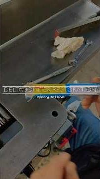 The 1953-1966 Delta Jointer Restoration-Replacing The Blades