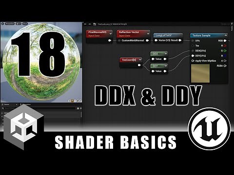 Derivatives DDX DDY - Shader Graph Basics - Episode 18
