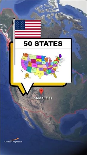 How Many States From Different Countries #shorts