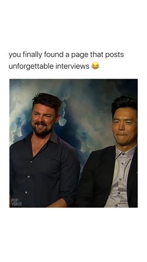pop verse on Instagram: "One simple question. One massive misunderstanding. And a meme that refuses to die 💀😂 This viral moment comes from an interview with Karl Urban and John Cho while promoting Star Trek Beyond. When the interviewer casually said she’d teleport “from my bed straight to Five Guys,” things went hilariously off track. Since neither actor is from the US, they heard “Five Guys” literally as… five men. The result? Karl Urban instantly trying (and failing) to hold back laughter, w