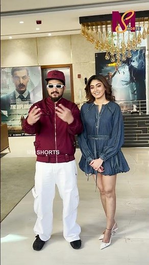 Naezy And Sana Makbul Spotted Promoting Their New Song Bhamai | #naezythebaa #sanamakbul #shorts