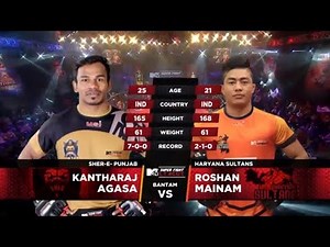 Sher-E-Punjab Vs Haryana Sultans | MTV Super Fight League | Kantharaj Agasa Vs Roshan Mainam | SFL