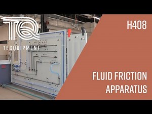 Exploring Fluid Friction and Flow Measurement | TecQuipment H408 Engineering Teaching Apparatus