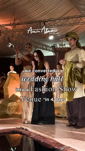 Amir Adnan on Instagram: "We converted a Wedding Hall, into a Fashion Show Venue! ✨🏝️🏜️ Venue Partner : @area51marquree Makeup Partner : @nabila_salon @nabilahaircare @n.gents Talent Partner : @zincmodels Light design: @ayeshanoorkurdd Choreography and Direction: @nidabutt9 Sound Design: @dj_omer_saeed #Nakhlistan2025 #HouseOfAmirAdnan #ParishaeAdnan #AmirAdnan #HumaAdnan #Nabila #NGents #ZINC #Area51 #FashionShow #Summer2025"