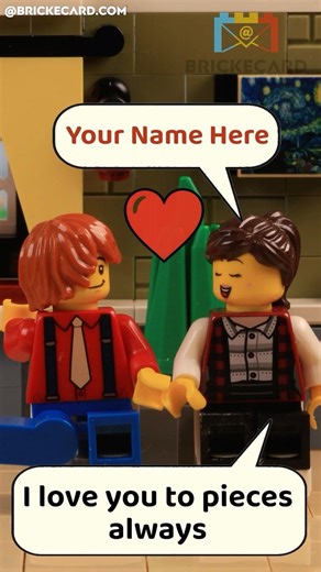 💘 “Love You to Pieces” | LEGO Stop-Motion eCard
