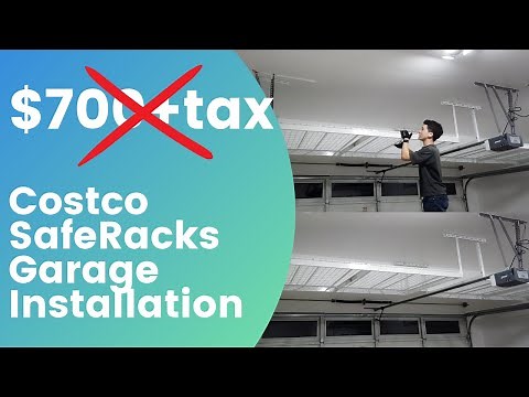Installing Costco 4x8 SafeRacks for Overhead Garage Storage (Save $700+tax!)