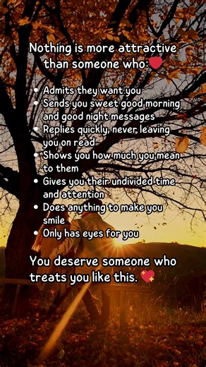 There's nothing more beautiful than someone who does this! You deserve this kind of love. Don’t settle for anything less. 💖 #LoveQuotes #RelationshipGoals #TrueLove #CoupleGoals #LoveYou #InLove #SweetMessages #RomanticQuotes #Heartfelt #LoveInspo #CoupleInspiration #LoveAdvice #RelationshipAdvice #SelfLove | Messages from the heart