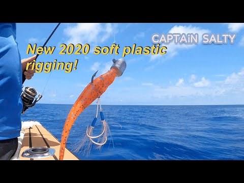 How to catch a big fish with soft plastic! Simple modified soft plastic rigging.
