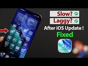 Fix - iPhone LAGGING and SLOW iOS 26 Update!