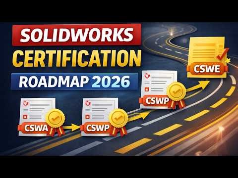 SolidWorks Certification Roadmap 2026