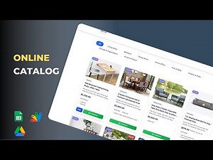 Build Online Website Catalog for Free with Goole Sheets, Google Drive & Google Apps Script