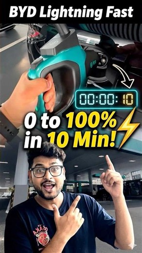 EV charging In just 10 minutes 🤯 | #curiouscarsindia