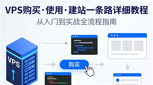 2026年最新建站教程，从购买vps到使用链接到VPS搭建网站服务，域名解析到正式上线，一条龙详细视频实操小白必看干货！