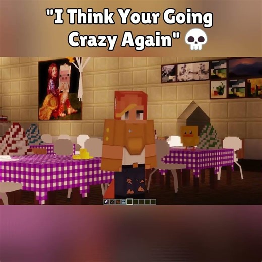 I Think You're Going Crazy Again 💀 #minecraftroleplay #shorts #mcrp
